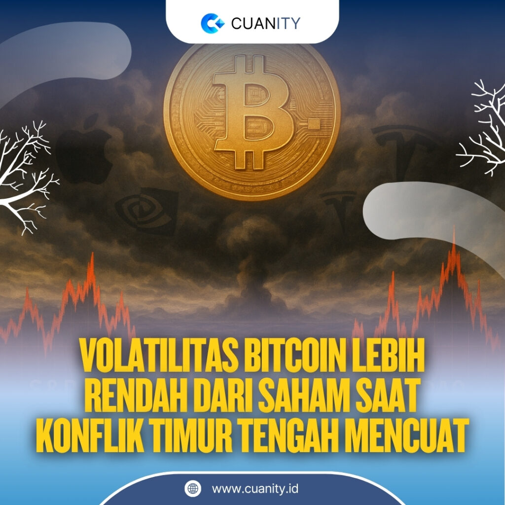 Bitcoin Tampil Stabil di Tengah Gejolak Timur Tengah Volatilitas Kalahkan Saham Teknologi