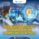 DigiAsia Siapkan US$100 Juta untuk Akuisisi Bitcoin, Saham Meroket 40% di Nasdaq