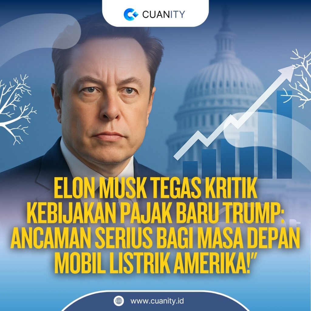 Elon Musk Kecam Kebijakan Fiskal Baru Trump: "Aib Memalukan bagi Amerika"
