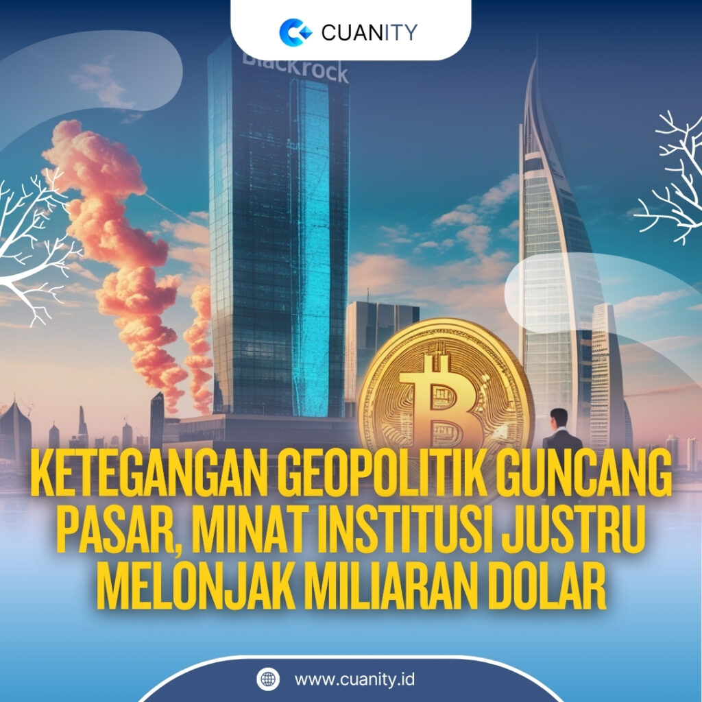 Institusi Serbu Aset Kripto di Tengah Gejolak Geopolitik: Bitcoin & Ethereum Jadi Incaran Miliaran Dolar