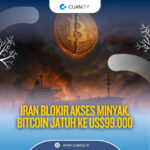 Ketegangan Selat Hormuz Picu Gejolak Pasar Bitcoin Ambles ke US$99.000, Altcoin Anjlok