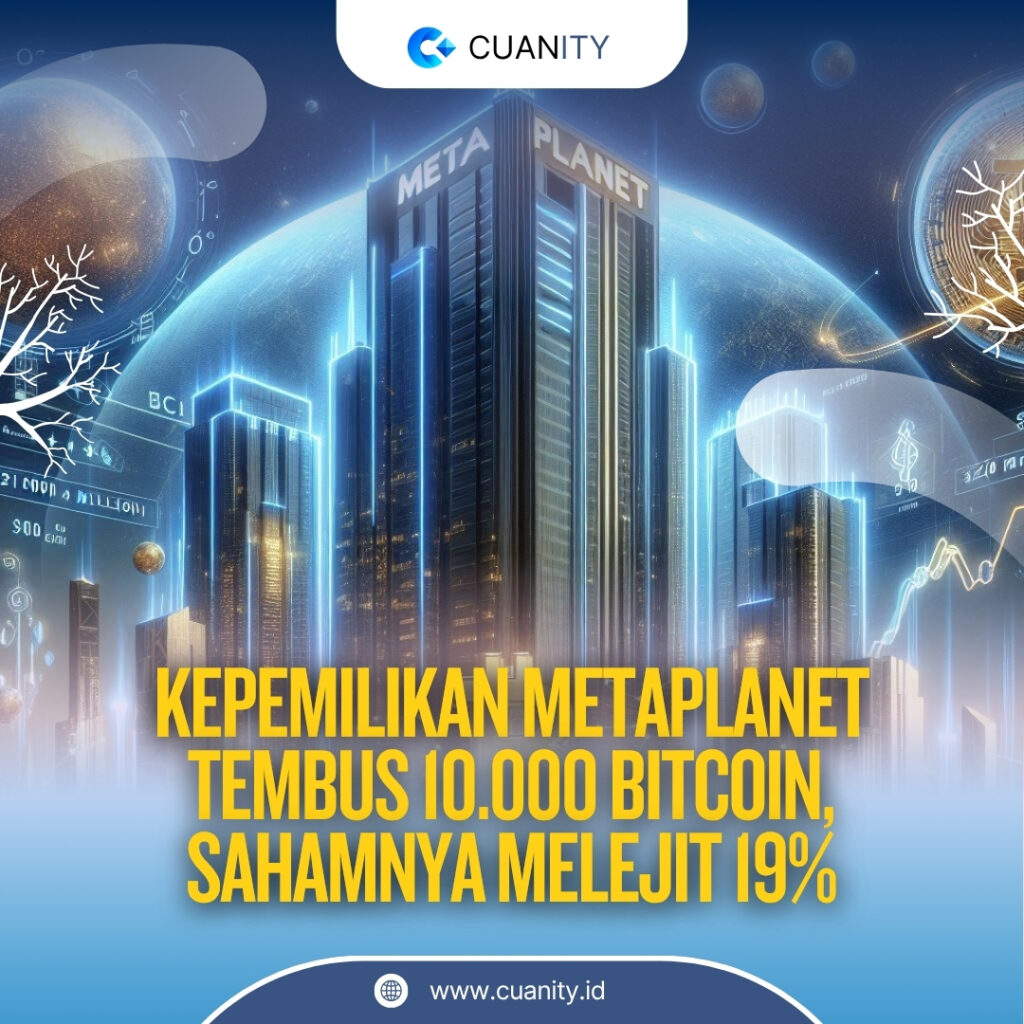 Metaplanet Lampaui 10.000 BTC: Saham Melejit 19% Usai Akuisisi dan Penerbitan Obligasi