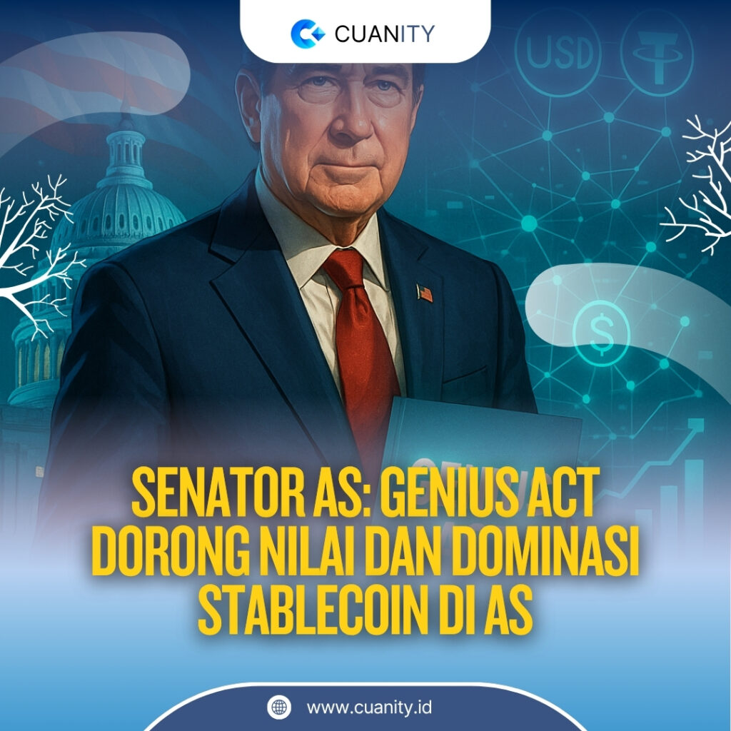 Senator Bill Hagerty Dorong Dominasi Dolar dan Inovasi Stablecoin Lewat Genius Act