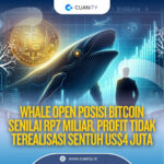 Whale Misterius Buka Posisi Bitcoin Rp7 Triliun Profit Tak Terealisasi Tembus US$4 Juta di Tengah Volatilitas Pasar