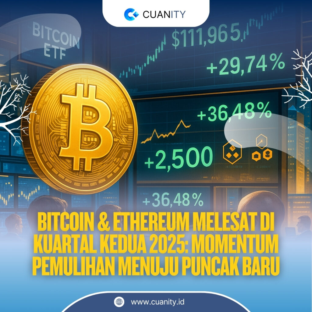 Bitcoin & Ethereum Melesat di Kuartal Kedua 2025 Momentum Pemulihan Menuju Puncak Baru