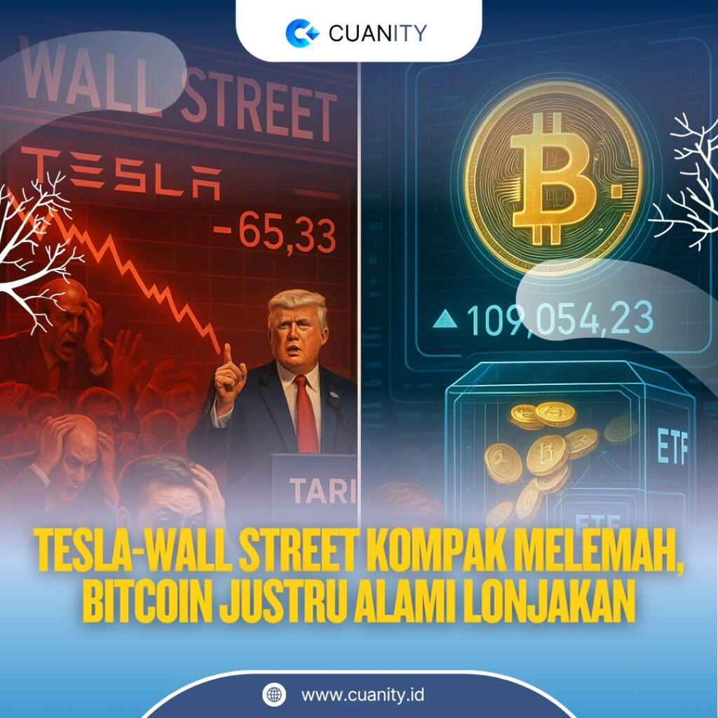 Bitcoin Melejit Saat Tesla dan Wall Street Tersandung Dinamika Arah Pasar di Tengah Ketidakpastian Tarif Impor
