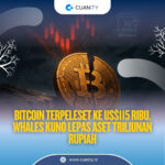 Bitcoin Terpeleset ke US$115 Ribu, Whales Kuno Lepas Aset Triliunan Rupiah