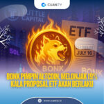 Bonk Memimpin Reli Altcoin Menguat Hampir 20% Seiring Pengajuan ETF Leverage dari Tuttle Capital