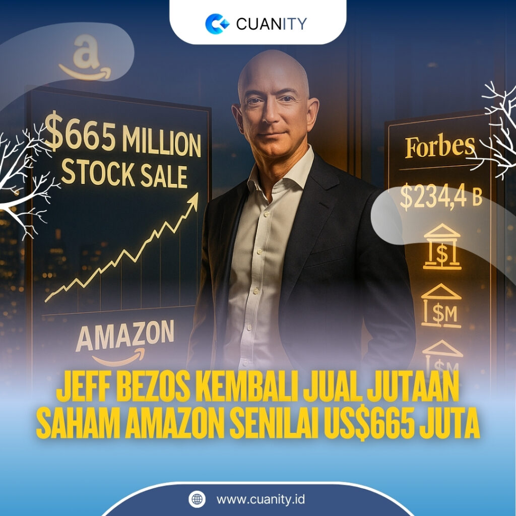 Jeff Bezos Lepas Saham Amazon Senilai US$665 Juta, Tetap Jadi Pemegang Saham Utama dan Dermawan Global