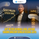 Jeff Bezos Lepas Saham Amazon Senilai US$665 Juta, Tetap Jadi Pemegang Saham Utama dan Dermawan Global