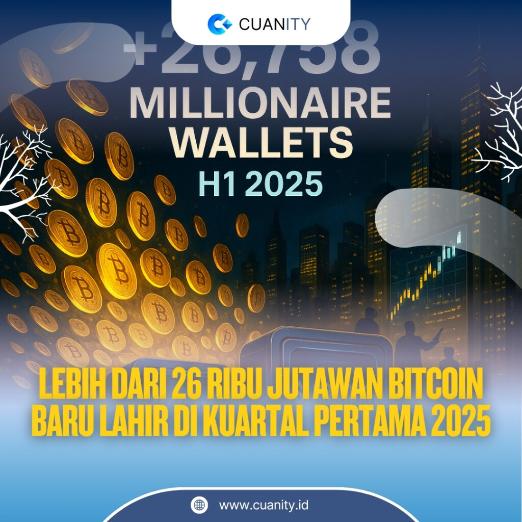 Lebih dari 26 Ribu Jutawan Baru Muncul dari Lonjakan Bitcoin di Paruh Pertama 2025